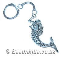 Hanging Mermaid Keyring - Click Image to Close